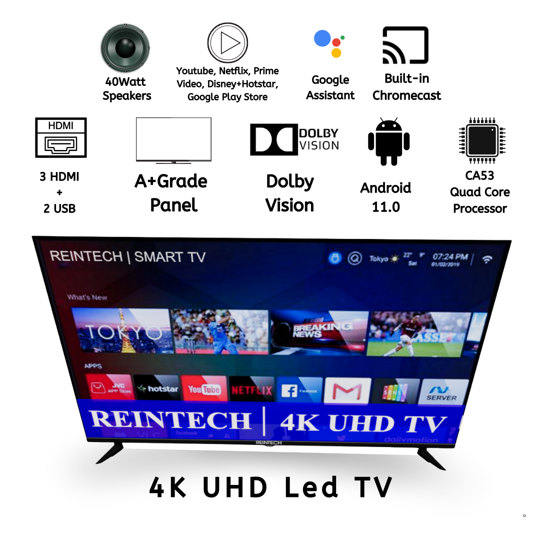 Reintech 4K UHD Led TV